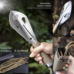 Multifunctional Hand Shovel with Hex Wrench Ruler