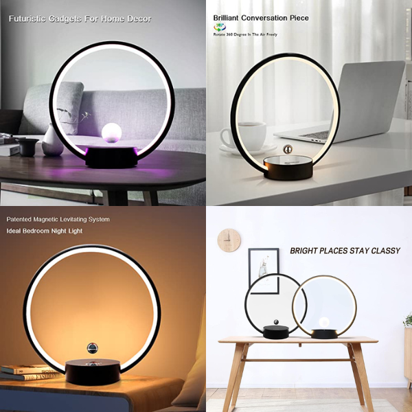 No Buttons  - Levitating Circlo LED Lamp