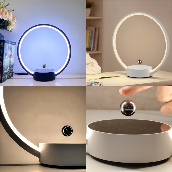 No Buttons  - Levitating Circlo LED Lamp