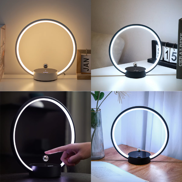 No Buttons  - Levitating Circlo LED Lamp