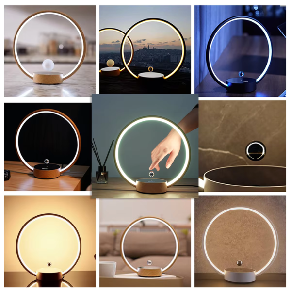 No Buttons  - Levitating Circlo LED Lamp