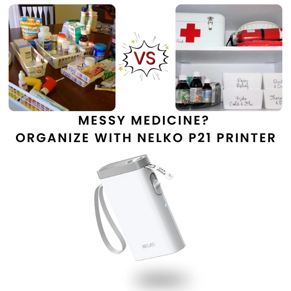 Chaotic life? Meet Nelko P21 Bluetooth Thermal Printer