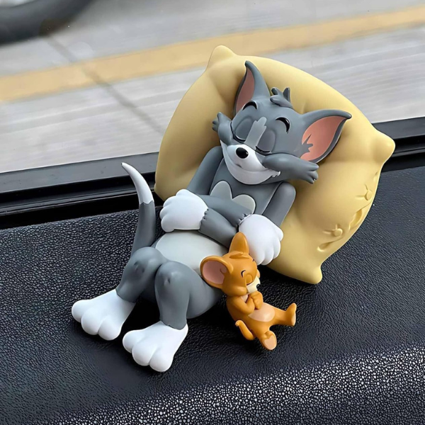 Nostalgic Vibes - Sleeping Tom & Jerry Car Ornament