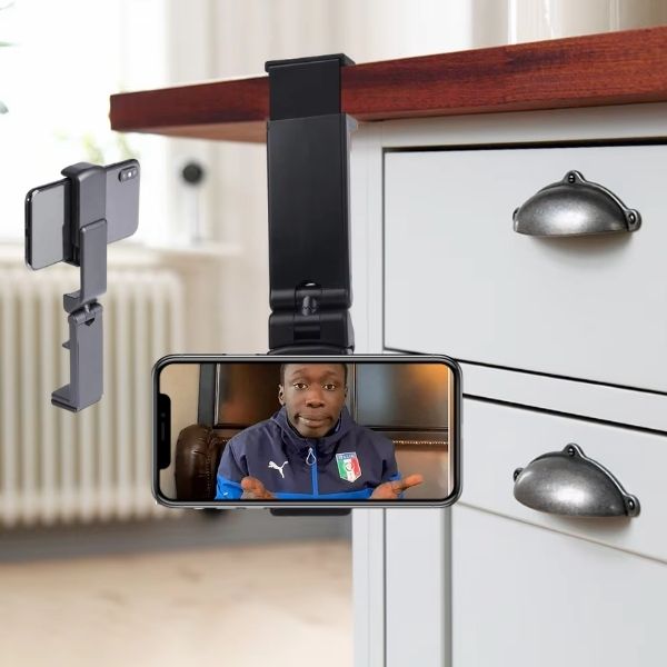 Universal Fit, No Hassle - 360° Rotation Airplane Phone Holder