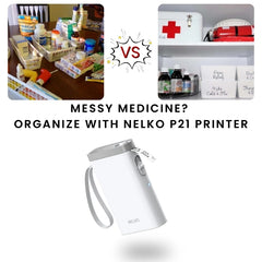 Chaotic life? Meet Nelko P21 Bluetooth Thermal Printer