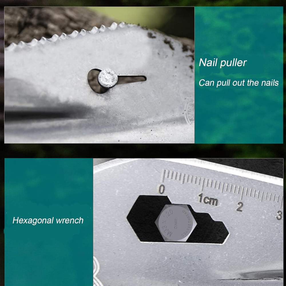 Multifunctional Hand Shovel with Hex Wrench Ruler