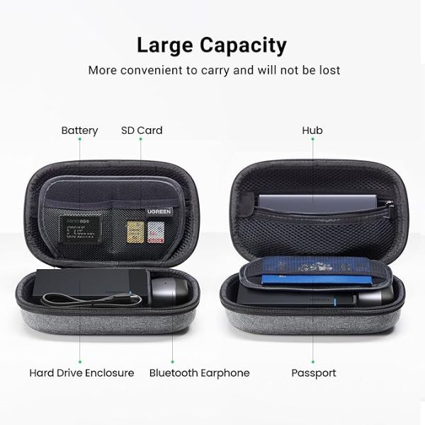 Shockproof & Waterproof - UGREEN Travel Storage Case