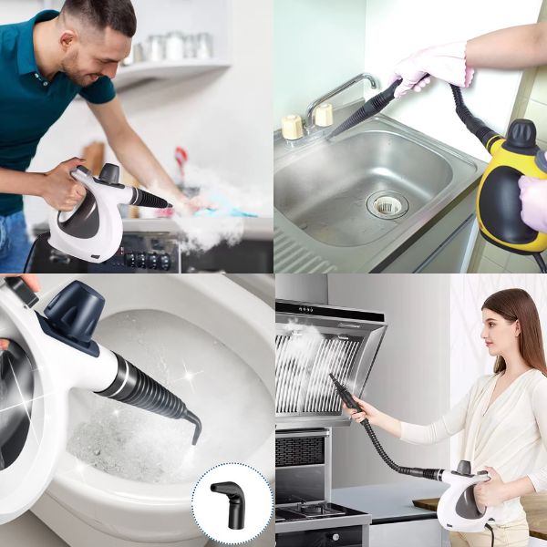 Chemical-Free Handheld Steam Cleaners - Pet & Kid Safe!