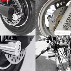 Push to Lock -  Anti-Theft Sturdy Wheel Disc-Brake Lock