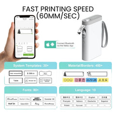 Chaotic life? Meet Nelko P21 Bluetooth Thermal Printer