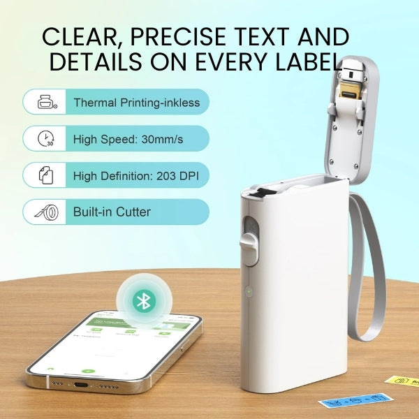Chaotic life? Meet Nelko P21 Bluetooth Thermal Printer