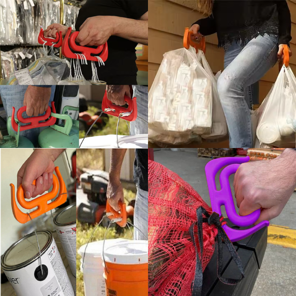No More Pain - Grocery Bag Carrier (2-pack) Handle Holder