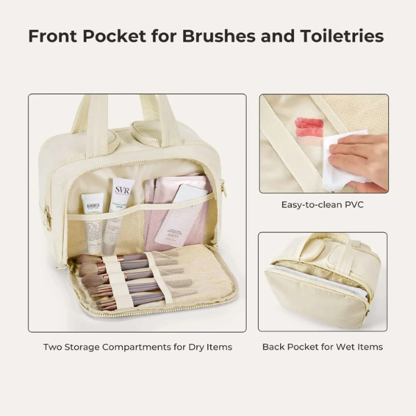 Pack More, Carry Less! - BAGSMART 4-in-1 Multi-Functional Toiletry Bag