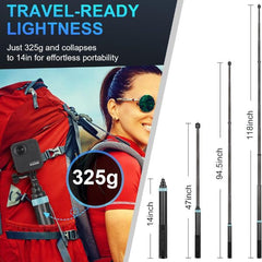 Get Drone-Like Shots  - Carbon Fiber Invisible Selfie Stick