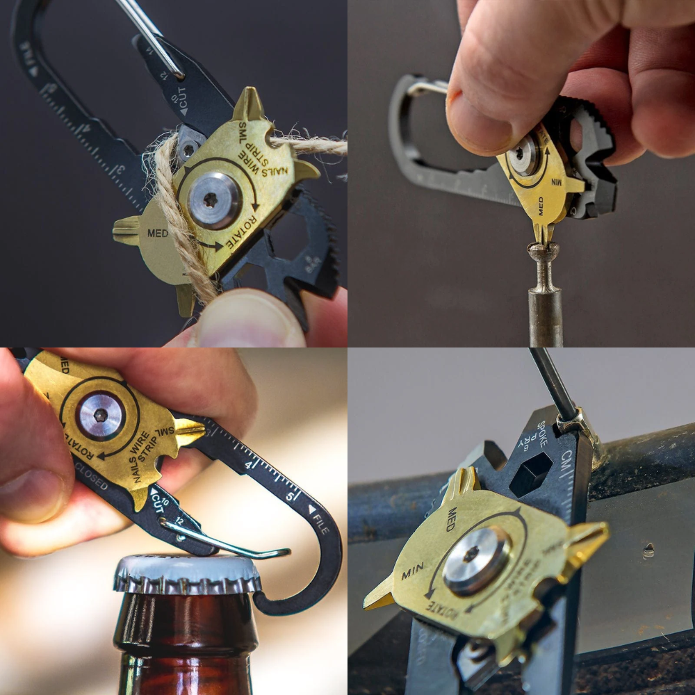 20-In-1 Multifunctional Mini Key Ring (Survival)
