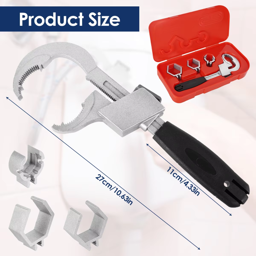 4-in-1 Multifunction Water Pipe Wrench