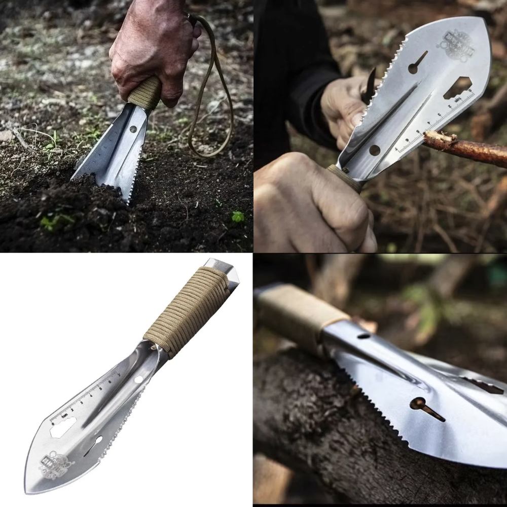 Multifunctional Hand Shovel with Hex Wrench Ruler