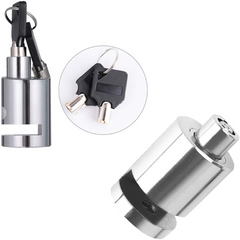 Push to Lock -  Anti-Theft Sturdy Wheel Disc-Brake Lock