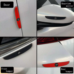 No More Scratches - 4 Pcs Rubber Car door Corner Edge Guard Handle.