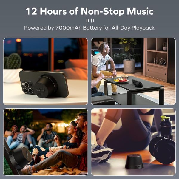 Small Size, Big Sound - MOMAX Magnetic Bluetooth Speaker
