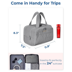 Pack More, Carry Less! - BAGSMART 4-in-1 Multi-Functional Toiletry Bag
