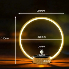 No Buttons  - Levitating Circlo LED Lamp