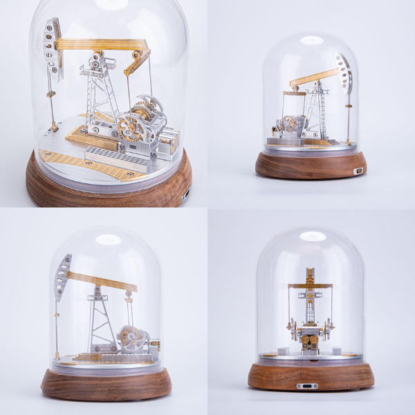 Mechanical Art - Metal Oil Pump Jack Model Robot Gifts