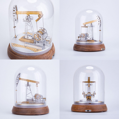 Mechanical Art - Metal Oil Pump Jack Model Robot Gifts