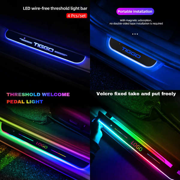No Wiring - Car LED Door Sill Welcome Light