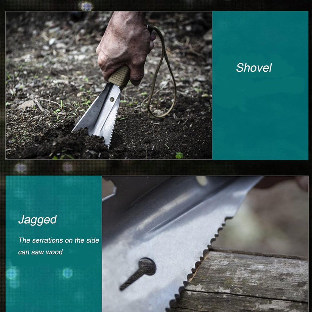 Multifunctional Hand Shovel with Hex Wrench Ruler