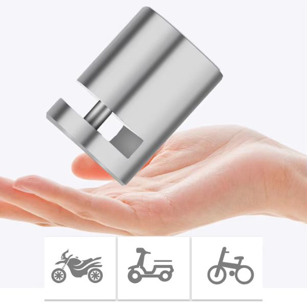 Push to Lock -  Anti-Theft Sturdy Wheel Disc-Brake Lock