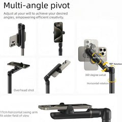 Overhead Recording - Telescopic Mobile Streaming Stand
