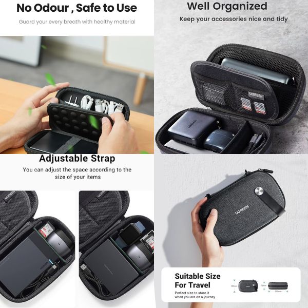 Shockproof & Waterproof - UGREEN Travel Storage Case