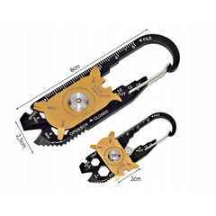 20-In-1 Multifunctional Mini Key Ring (Survival)