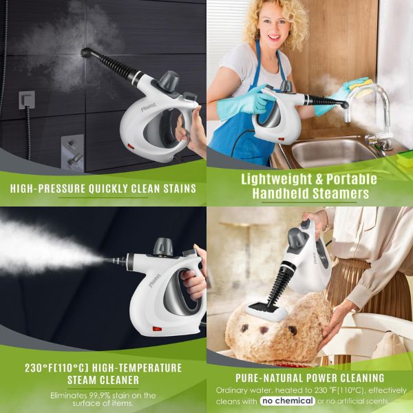 Chemical-Free Handheld Steam Cleaners - Pet & Kid Safe!