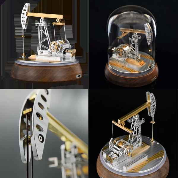 Mechanical Art - Metal Oil Pump Jack Model Robot Gifts