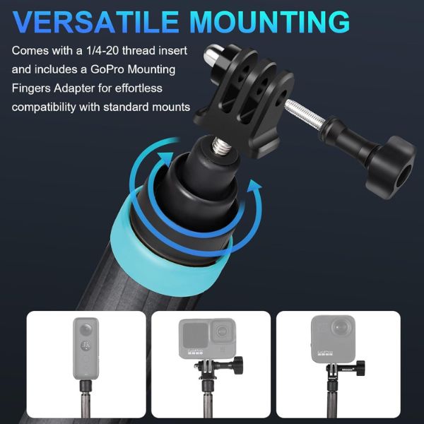 Get Drone-Like Shots  - Carbon Fiber Invisible Selfie Stick
