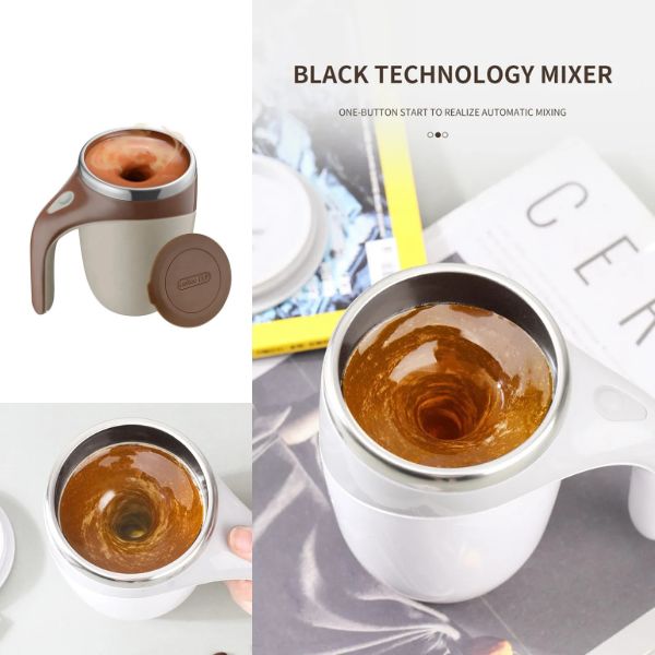 One-Touch - Automatic Magnetic Stirring Coffee Mug