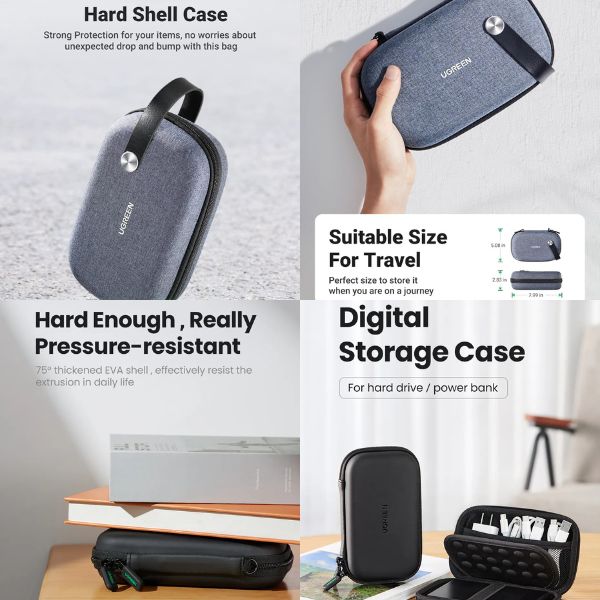 Shockproof & Waterproof - UGREEN Travel Storage Case