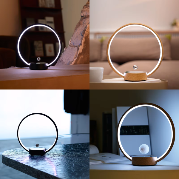 No Buttons  - Levitating Circlo LED Lamp