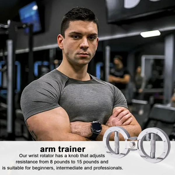 Train Like a Boxer - 8/12 Lbs Rotating Speed Arm Training Machine