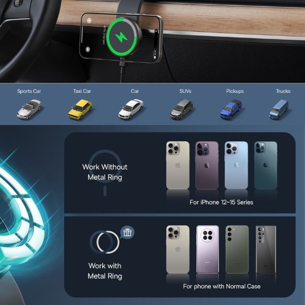 Drive Safer - Baseus Magnetic Car Phone Holder