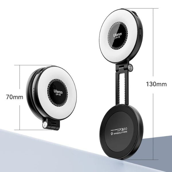 Instant Glow - Ulanzi LM19 Magnetic Selfie Light