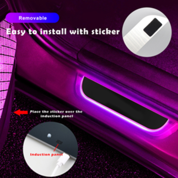 No Wiring - Car LED Door Sill Welcome Light