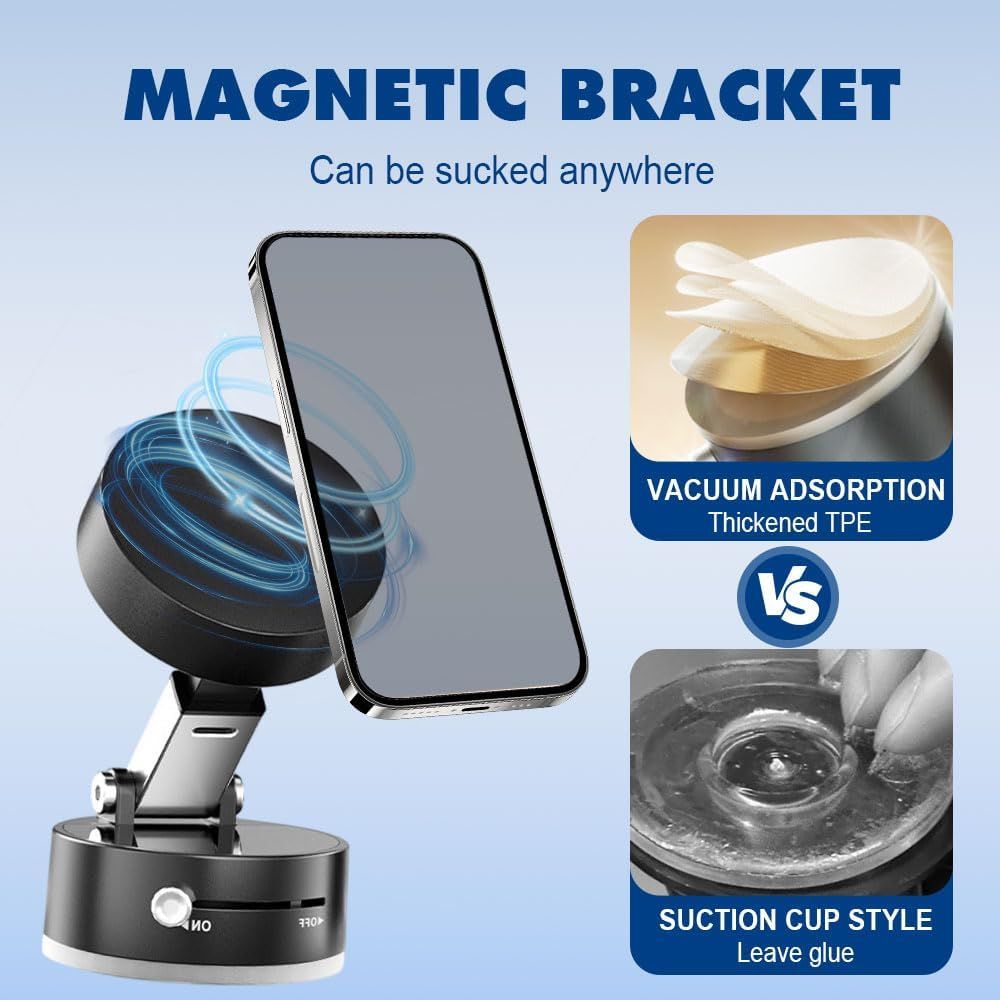 Strong Hold - Vacuum Magnetic Suction Phone Holder