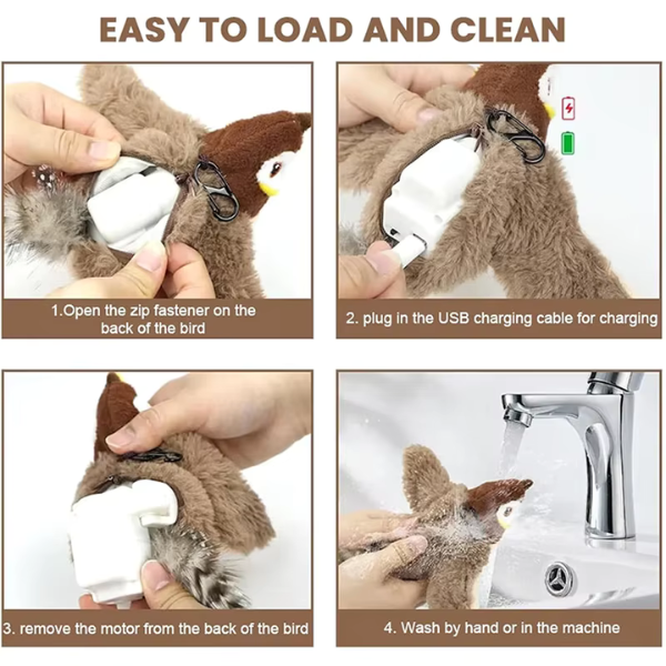 No Bored Cats - Flapping Bird Cat Toy