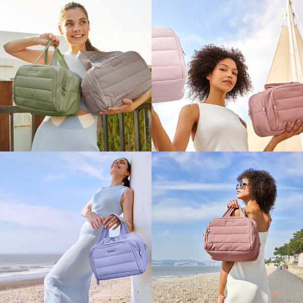 Pack More, Carry Less! - BAGSMART 4-in-1 Multi-Functional Toiletry Bag