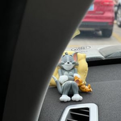 Nostalgic Vibes - Sleeping Tom & Jerry Car Ornament