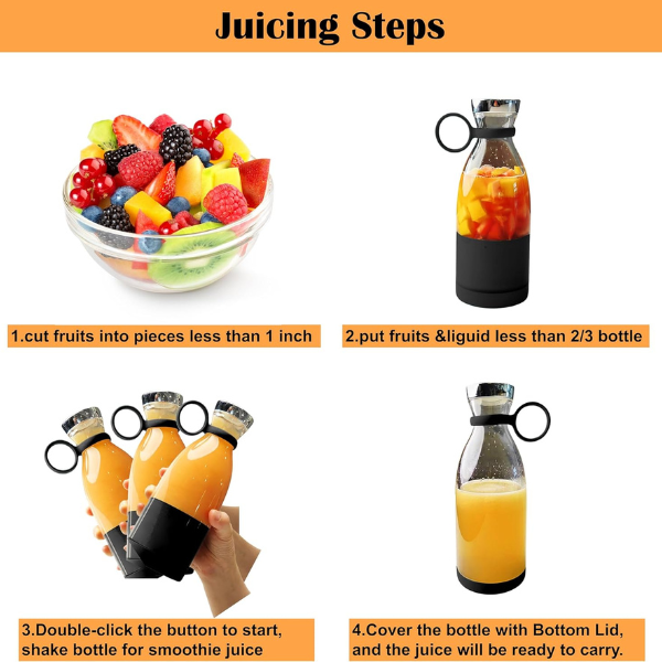 Blend Anywhere - Portable Electric Juicer Blender Bottle