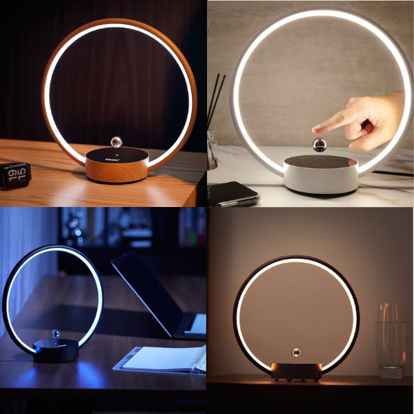 No Buttons  - Levitating Circlo LED Lamp
